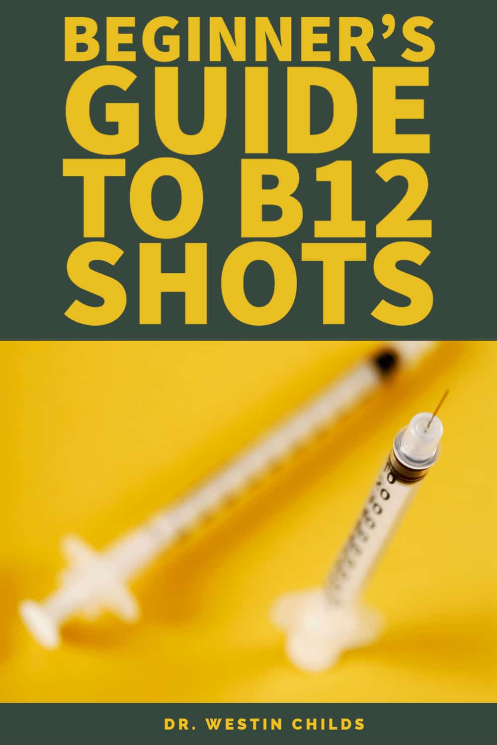 benefits of using b12 shots pinterest image. 