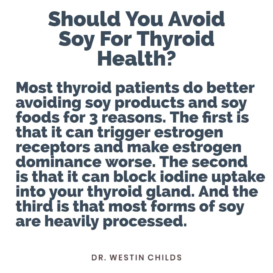 should soy be avoided for thyroid health