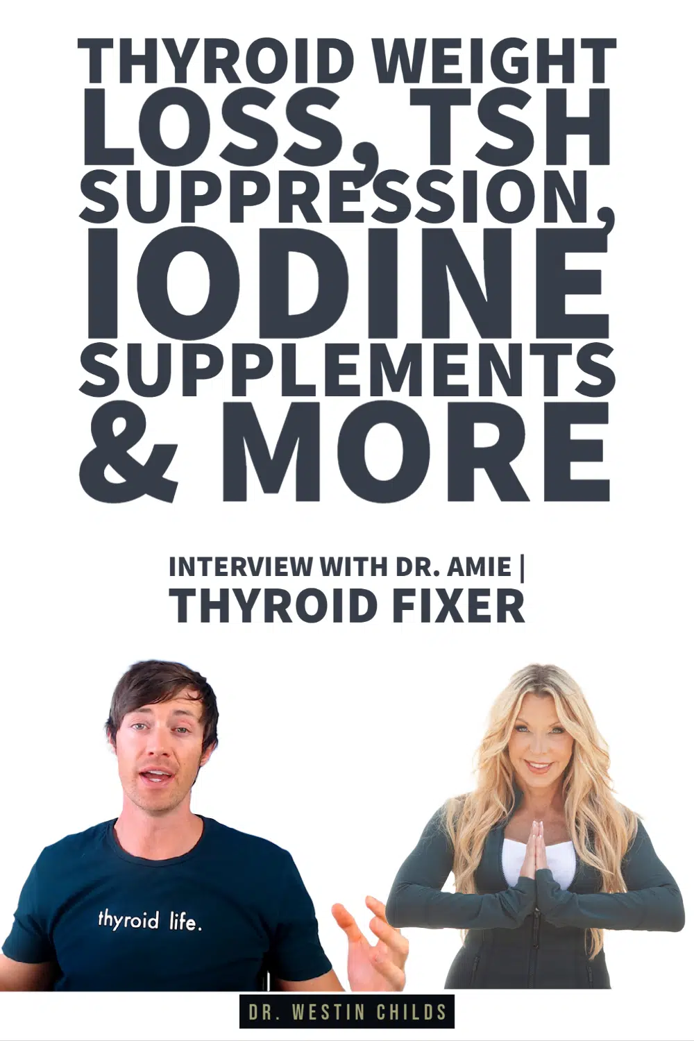 thyroid weight loss, tsh suppression, iodine supplements, and more - interview with Dr. Amie