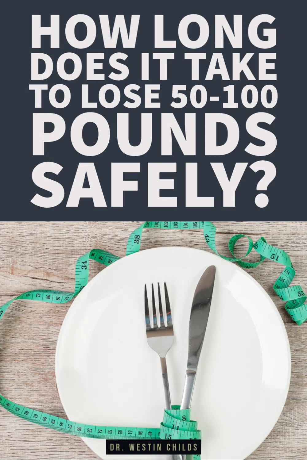 how fast can you lose 50 to 100 pounds? pinterest image