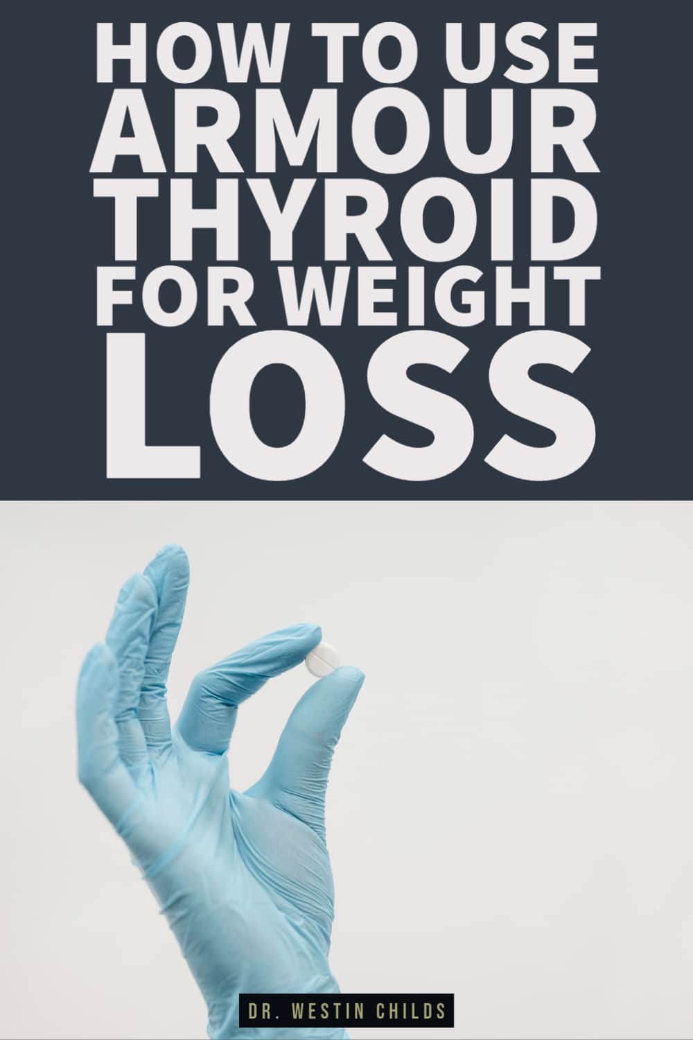 how to use armour thyroid for weight loss pinterest image. 