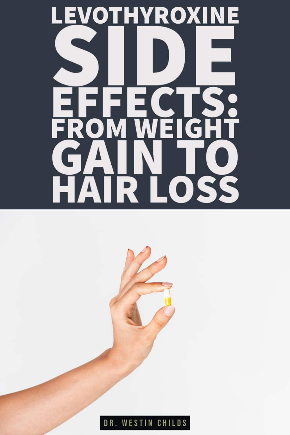 levothyroxine side effects that you should know pinterest image. 