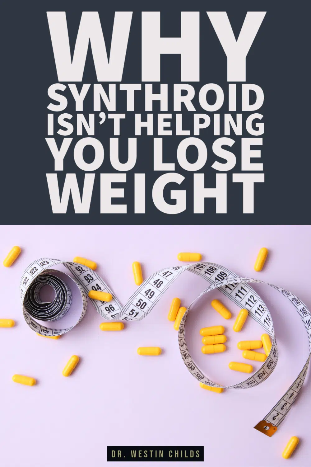 reasons why you aren't losing weight on synthroid pinterest image. 