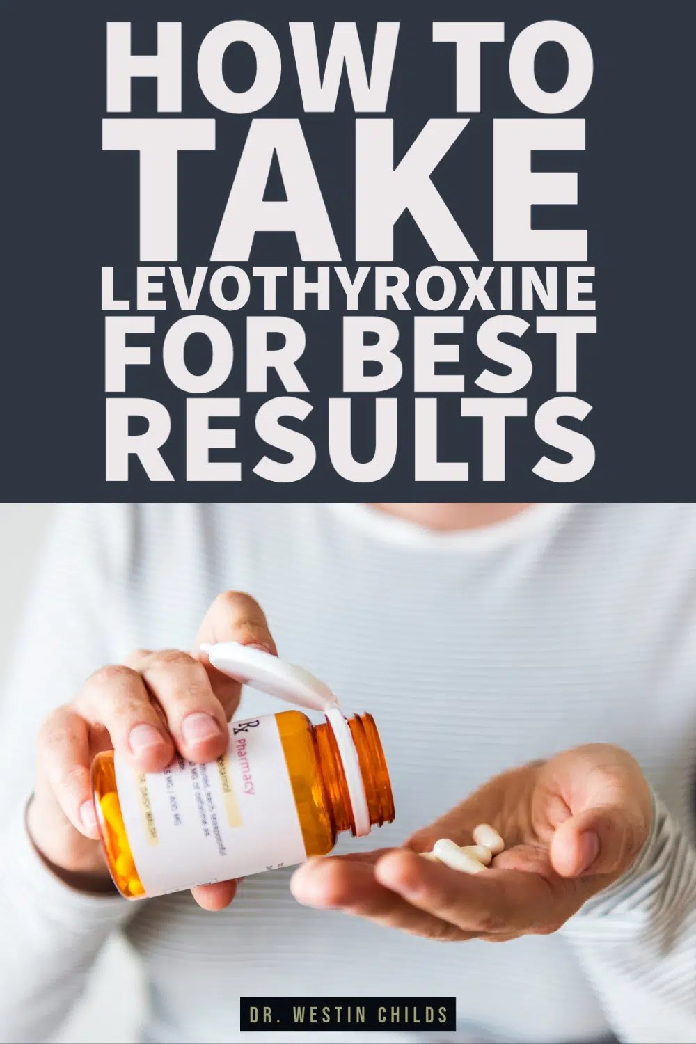 use these tips to make your levothyroxine more effective pinterest image. 