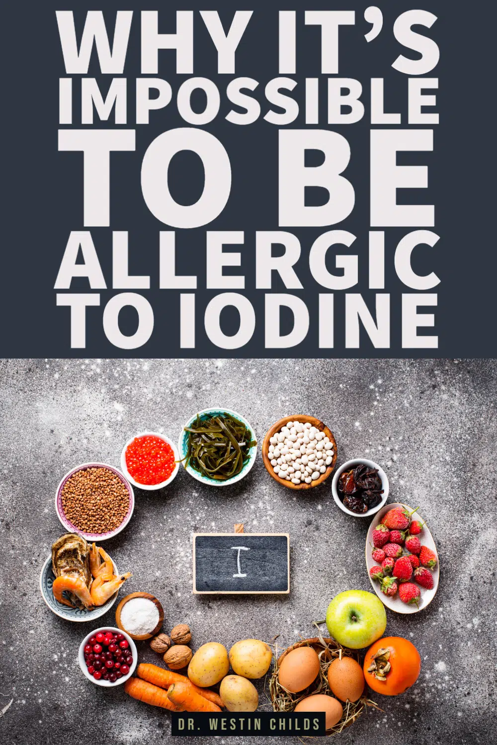 why it's impossible to be allergic to iodine