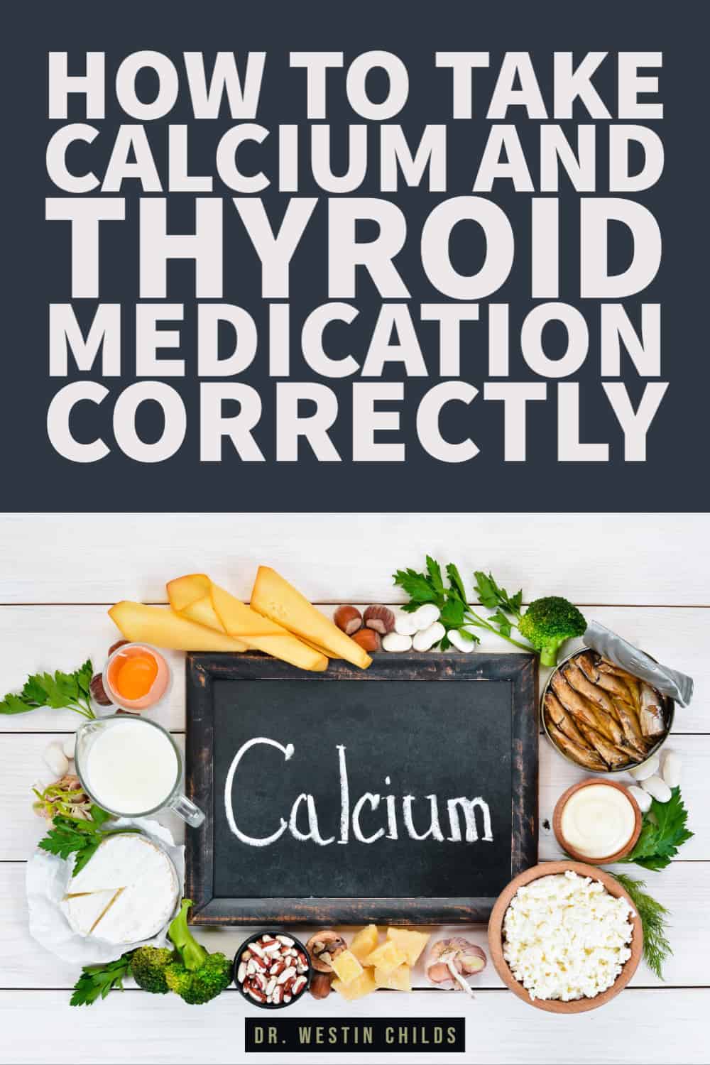 how to take calcium and thyroid medication correctly