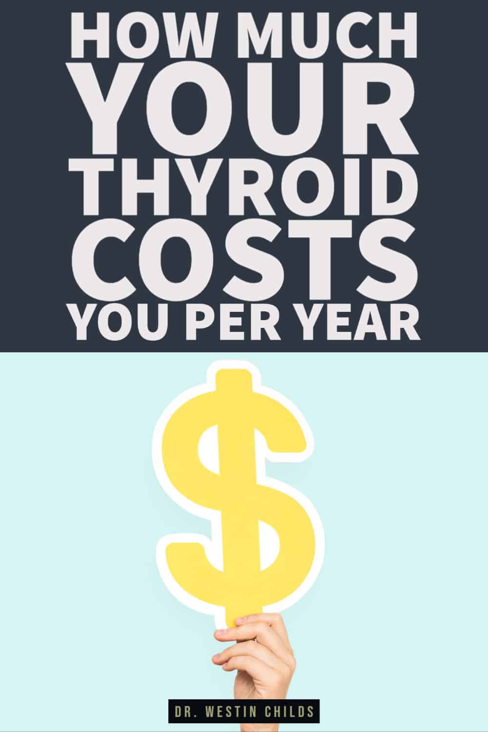 how much your thyroid costs you each year