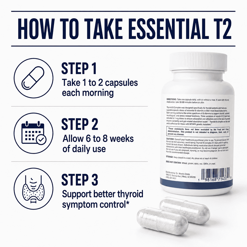 how to take essential t2 and what to expect