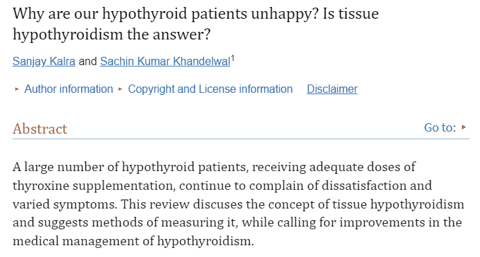 why are so many hypothyroid patients unhappy why are so many hypothyroid patients unhappy