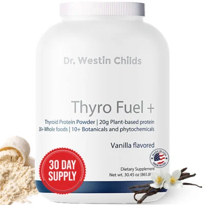 thyro fuel, thyroid friendly vegan protein powder for hypothyroidism and hashimoto's