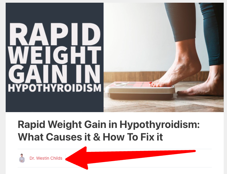 author link at the top of an article author link at the top of an article