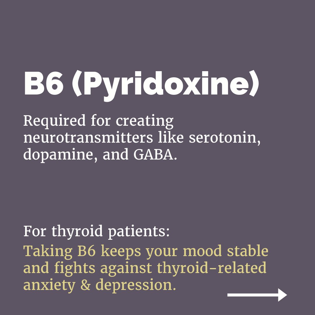 Vitamin B6 pyridoxine for thyroid patients Vitamin B6 pyridoxine for thyroid patients