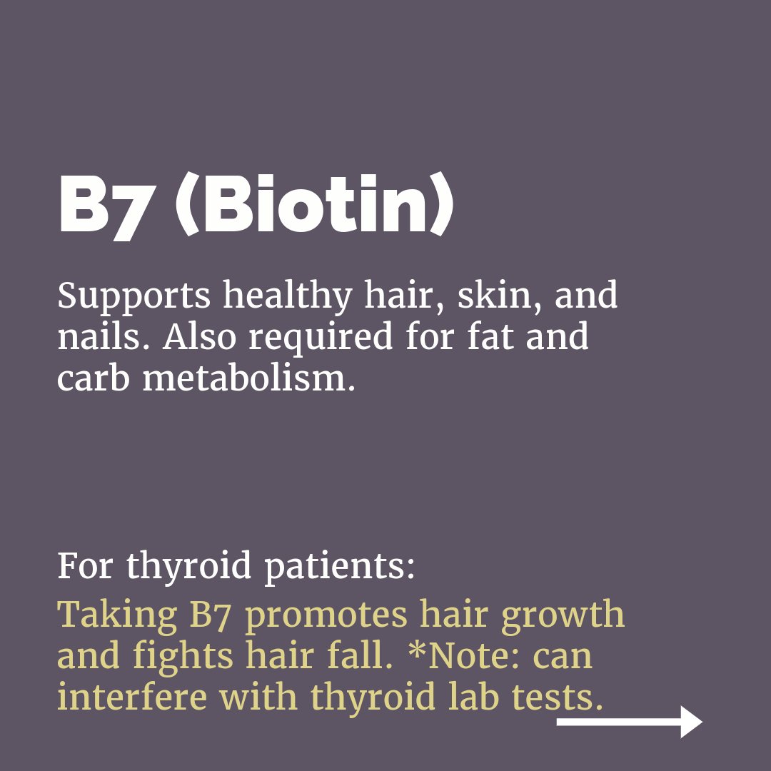 Vitamin B7 biotin for thyroid patients Vitamin B7 biotin for thyroid patients