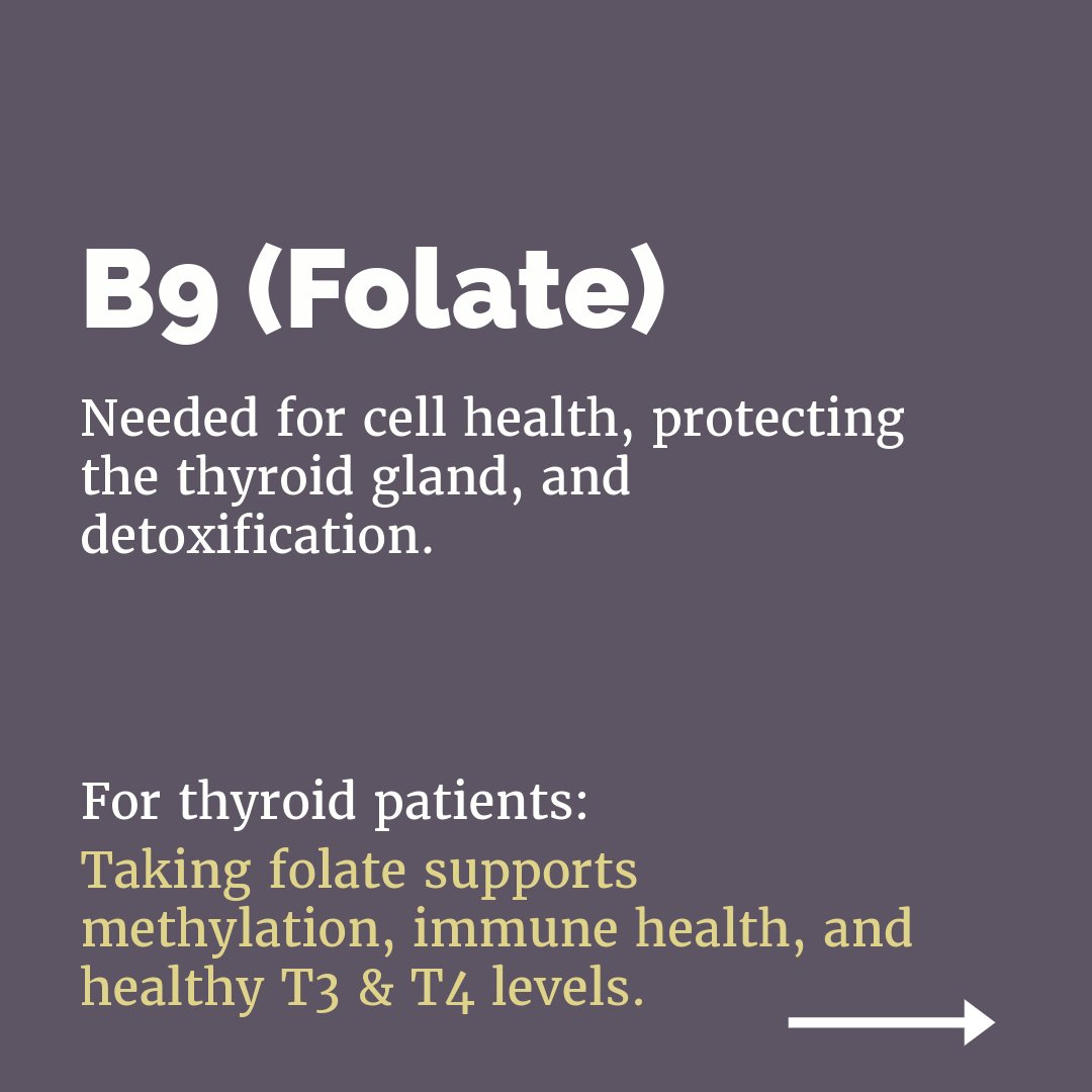 Vitamin B9 folate for thyroid patients Vitamin B9 folate for thyroid patients