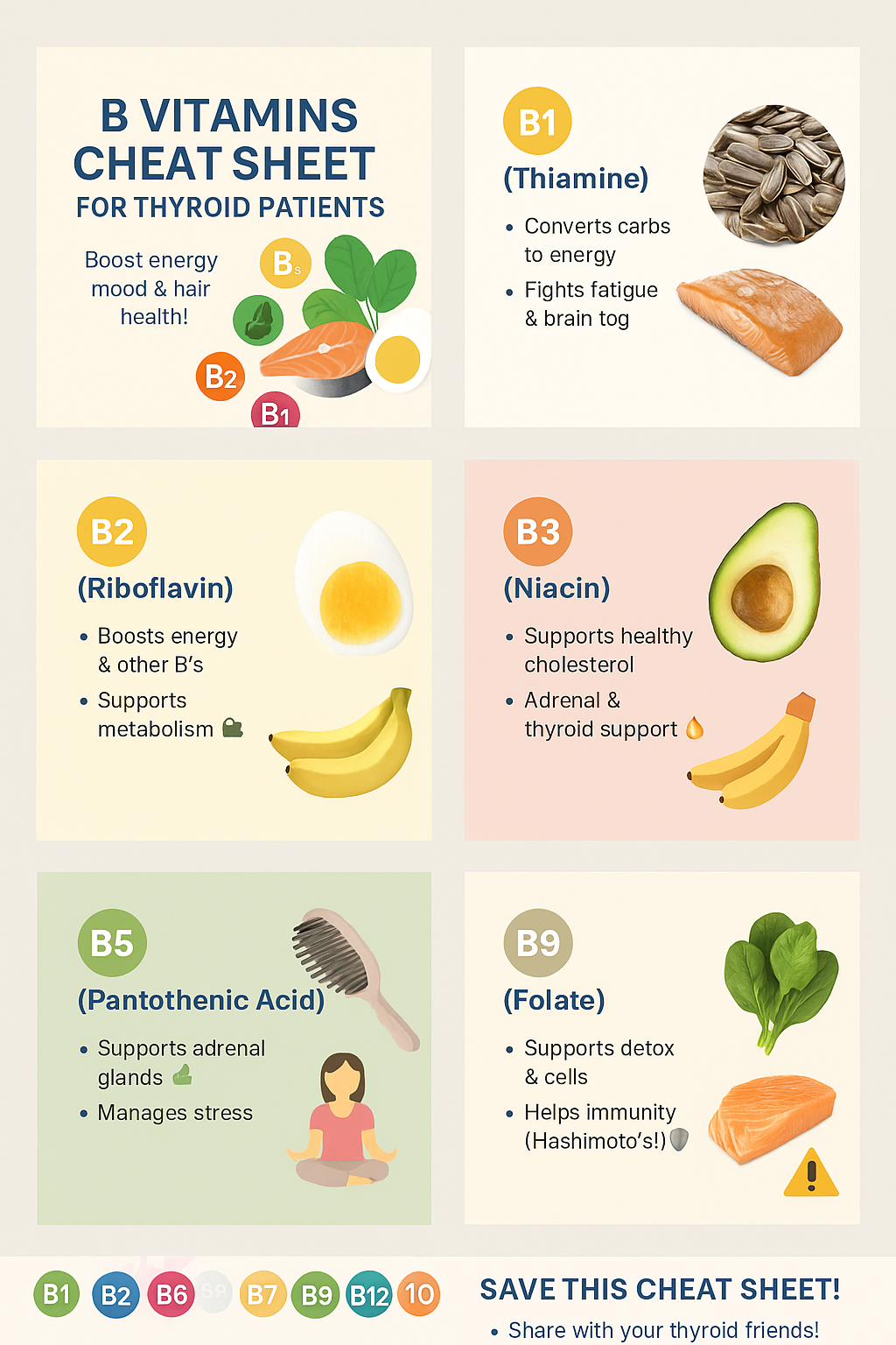 b vitamin cheat sheet for thyroid patients b vitamin cheat sheet for thyroid patients