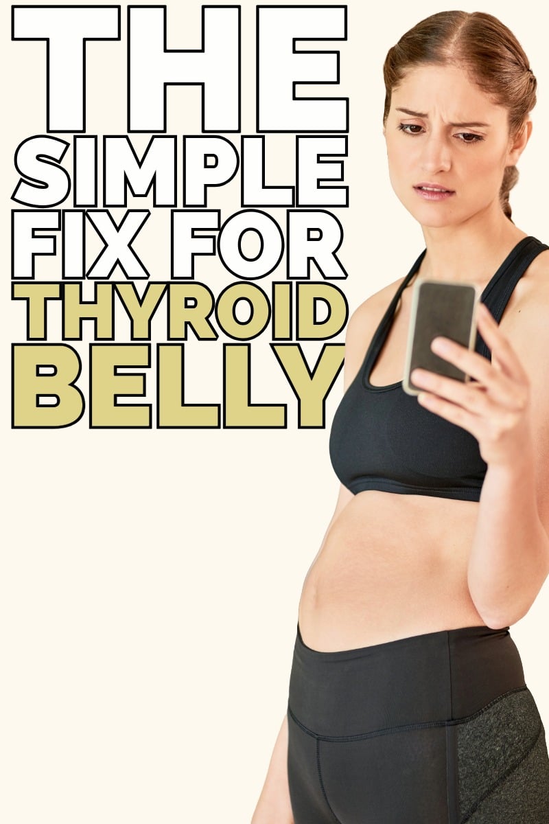 the simple fix for thyroid belly pinterest
