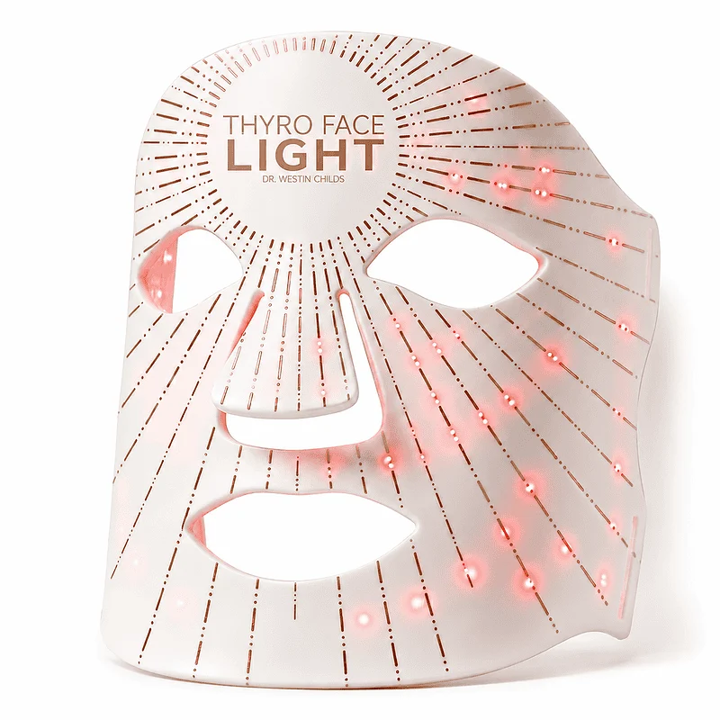 thyroid face red light for hashimotos and hypo collagen and aging