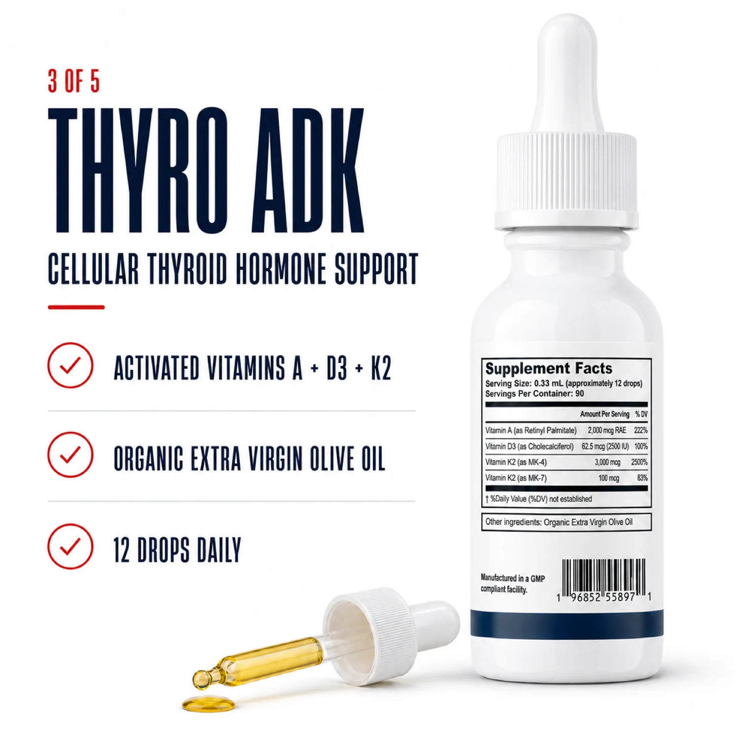 Thyro ADK cellular thyroid hormone support formula