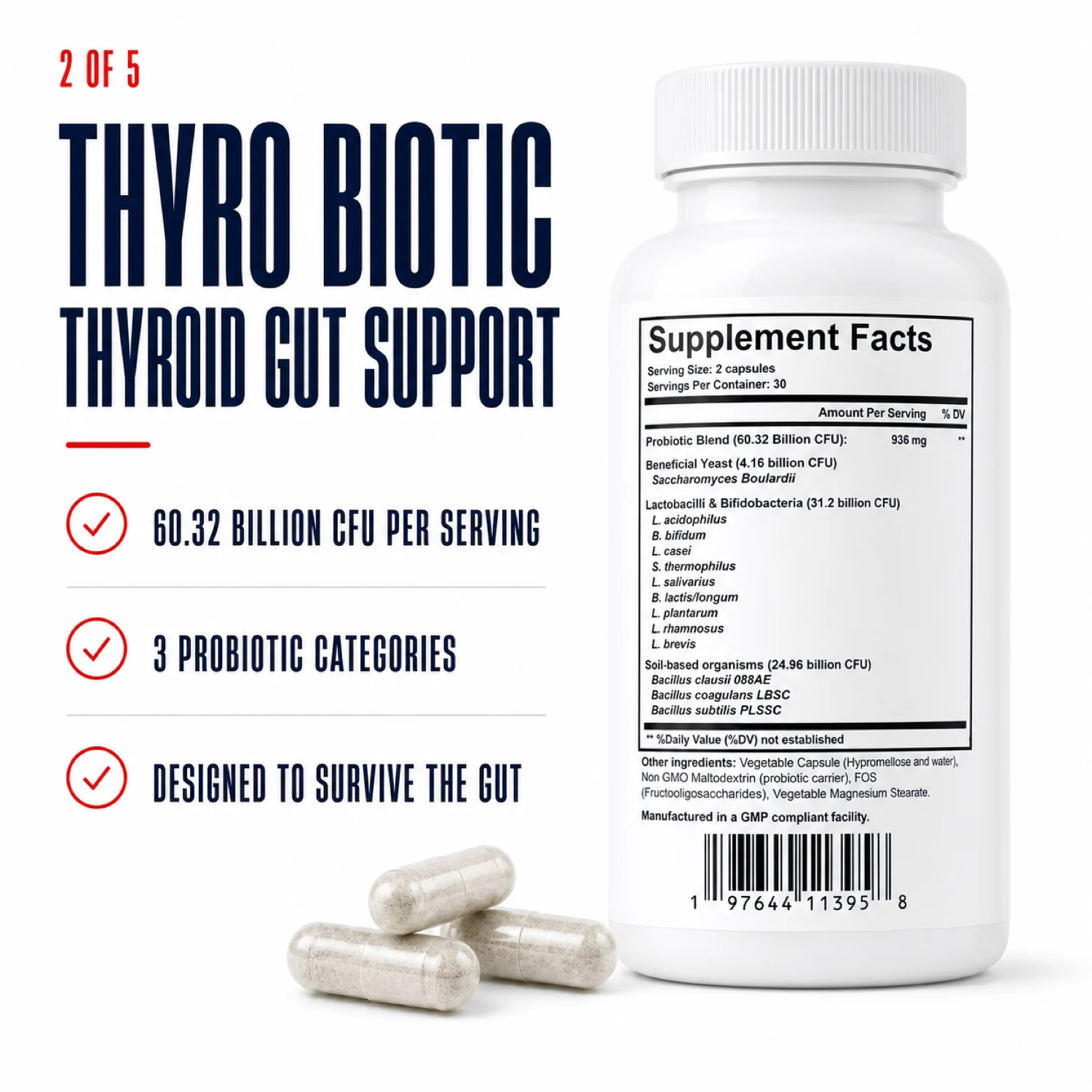 Thyro Biotic thyroid gut support formula