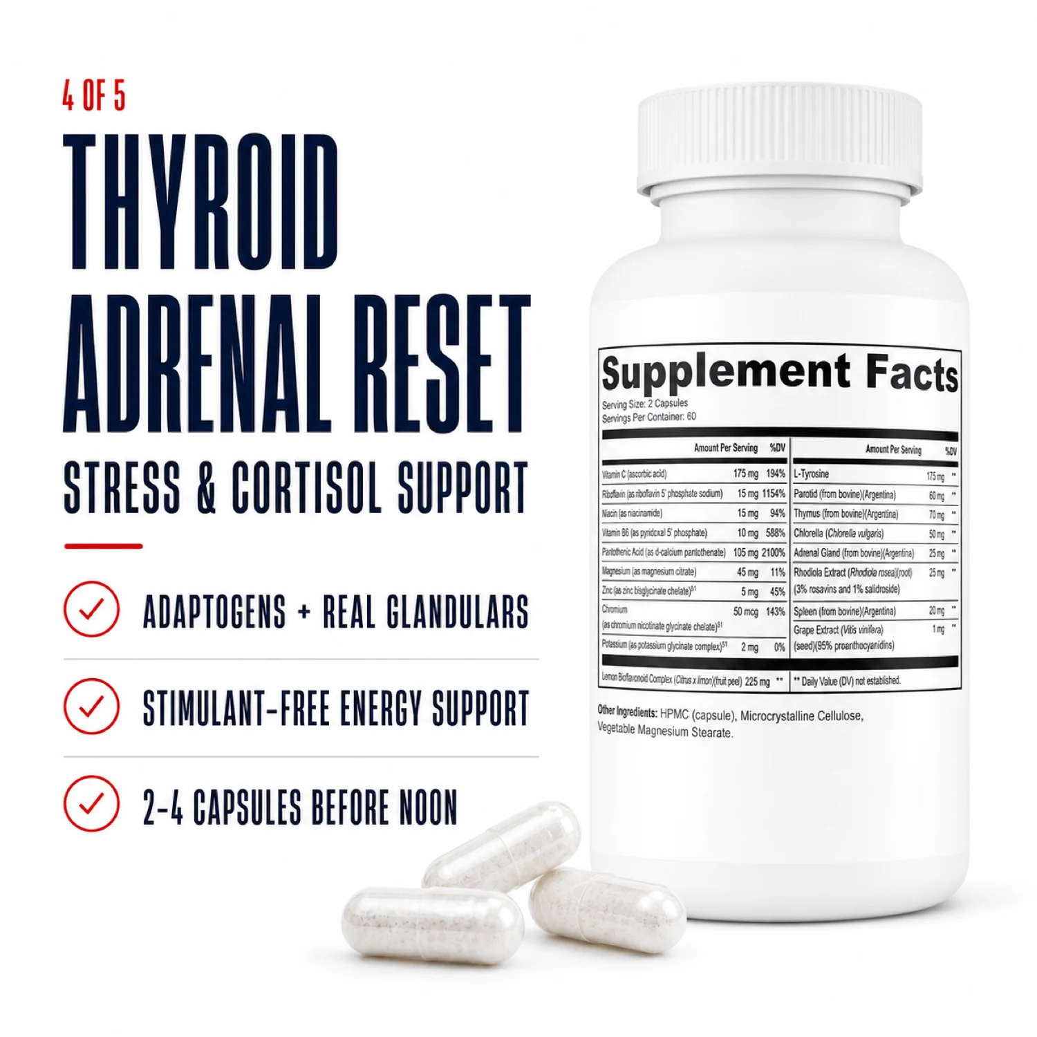 Thyroid Adrenal Reset stress and cortisol support formula