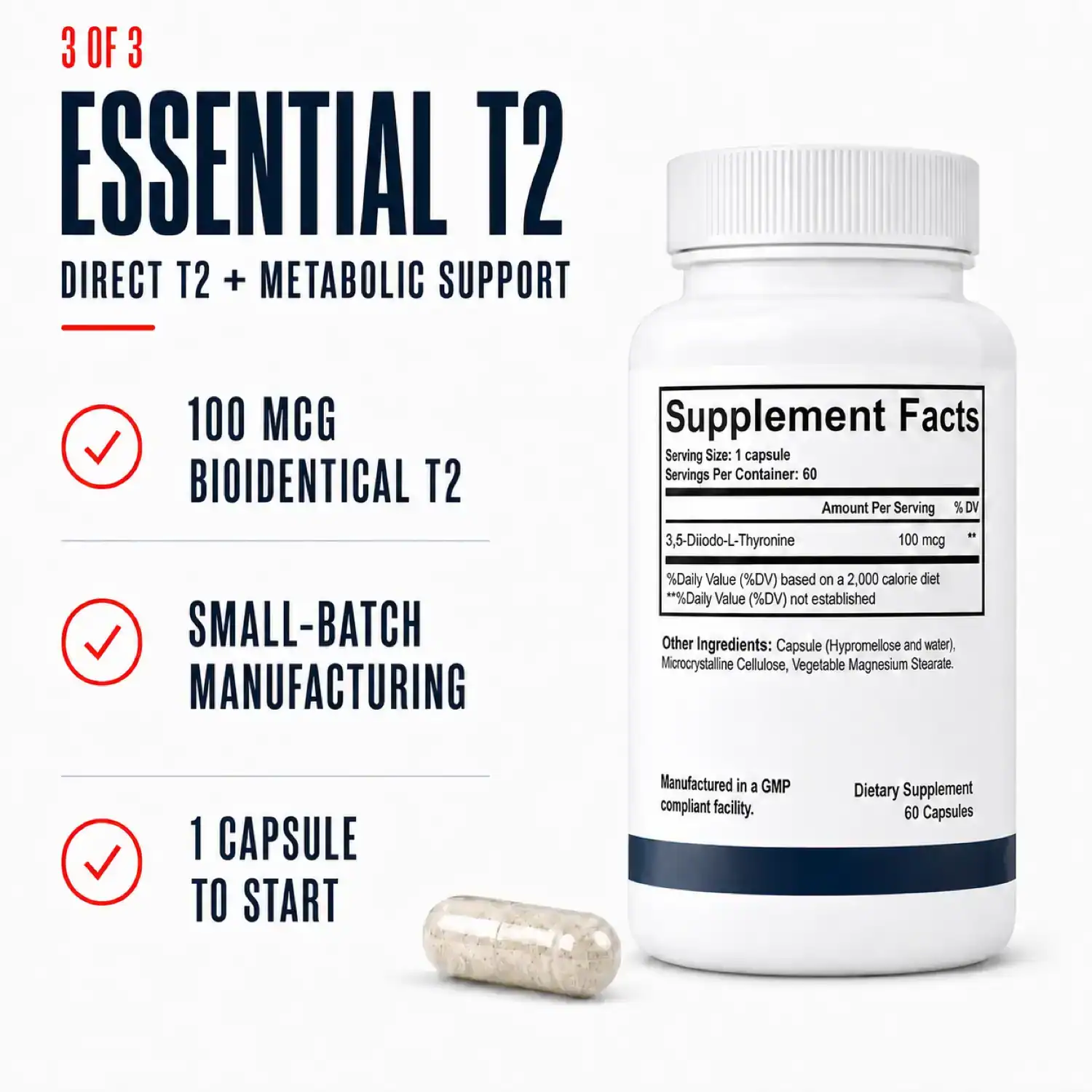 Essential T2 in the Thyroid Metabolism Booster Bundle